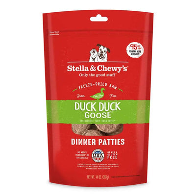 Stella & Chewys Freeze-Dried Dog Food - Duck Duck Goose Patties
