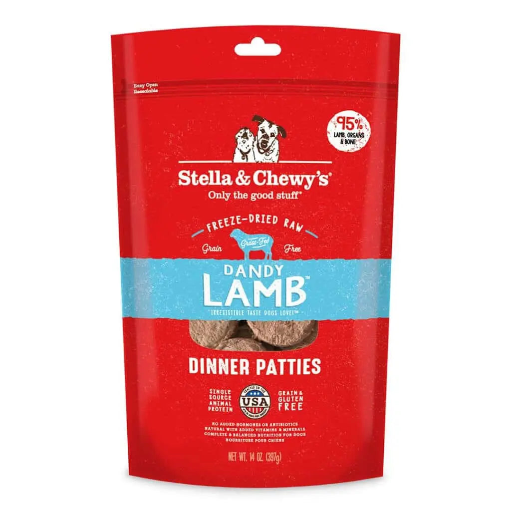 Stella & Chewys Freeze-Dried Dog Food - Dandy Lamb Patties