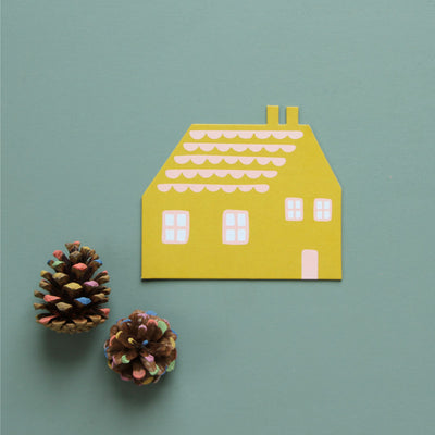 House Shaped Greeting Card