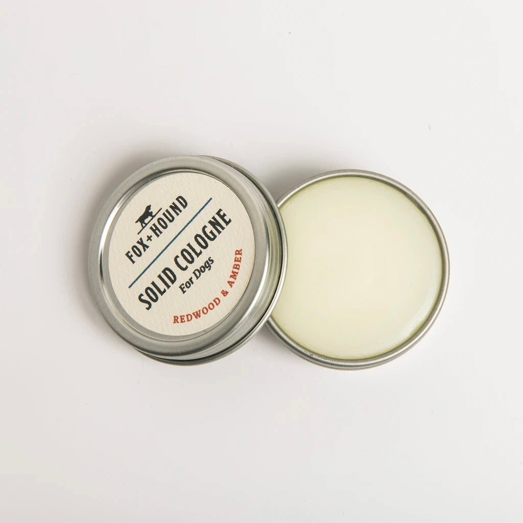 SOLID COLOGNE FOR DOGS REDWOOD & AMBER