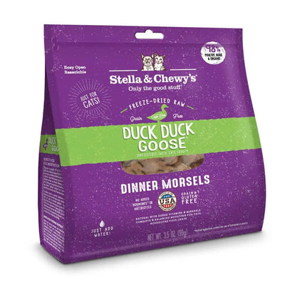 Stella & Chewys Freeze-Dried Cat Food - Duck Duck Goose Morsels