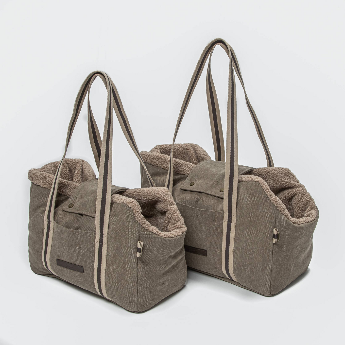 Dog Carrier Lucca Canvas Sand