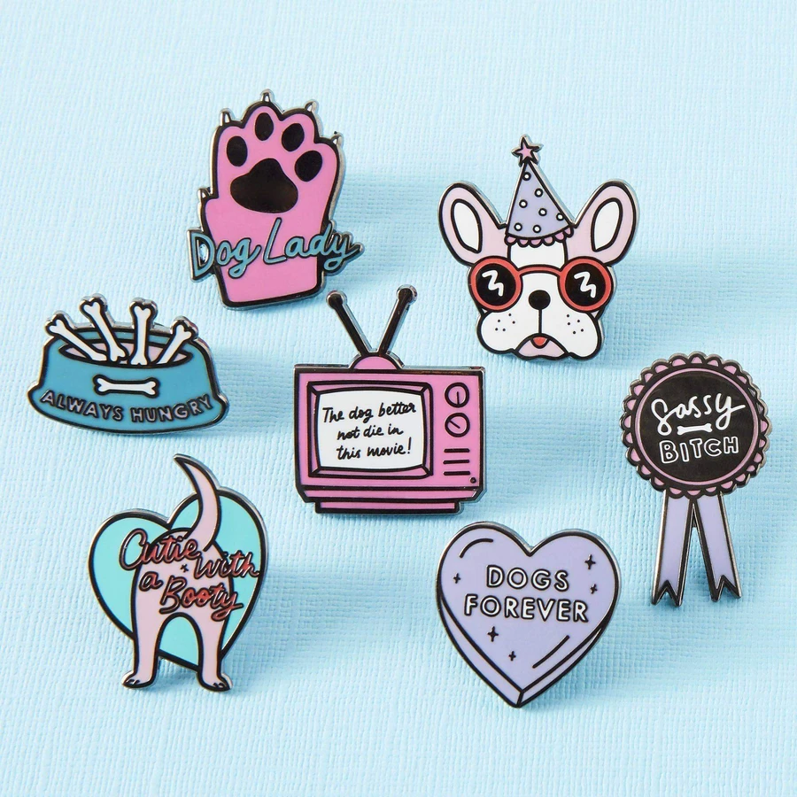 The Dog Better Not Die In This Movie Enamel Pin