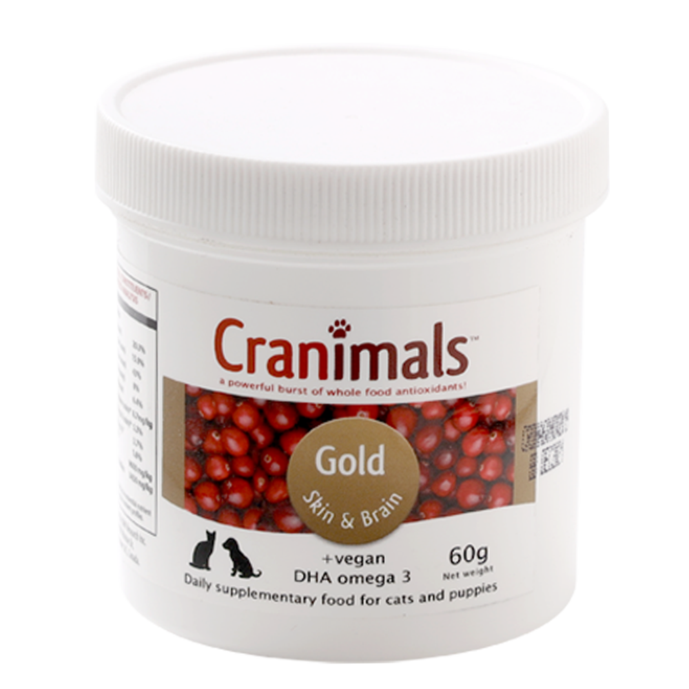 Cranimals Gold - Skin & Brain Pet Supplement