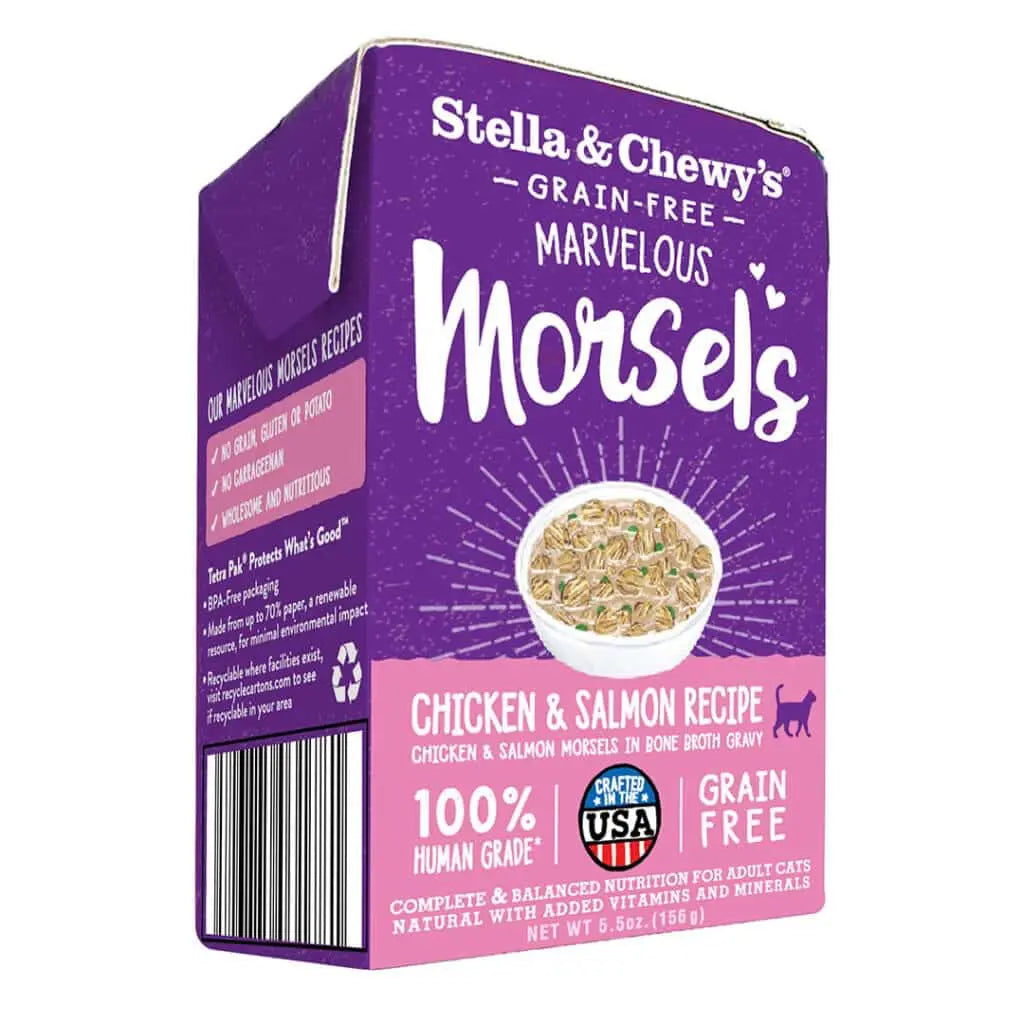 Cat Wet Food - Marvelous Morsels - Chicken & Salmon