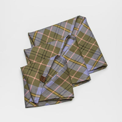 Bandana - Check Green Purple