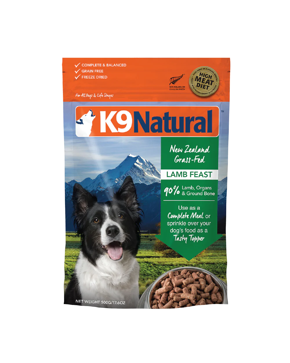 Dog Lamb Freeze Dried Food