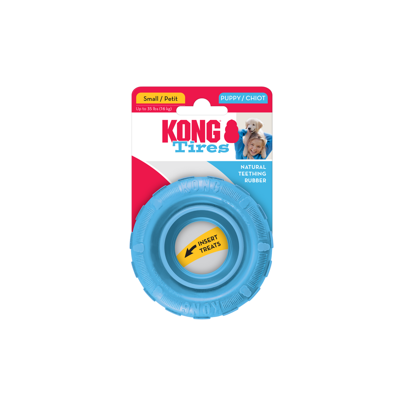 KONG® Puppy Tires (Random Color)