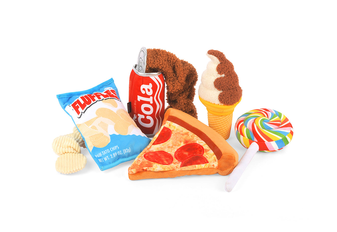 Dog Plush Toy - Snack Attack Collection