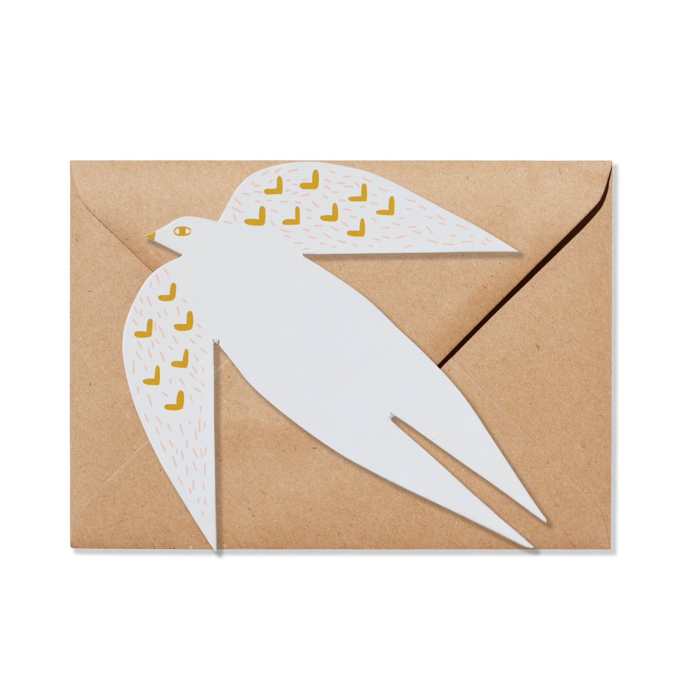 Dove Shaped Greeting Card