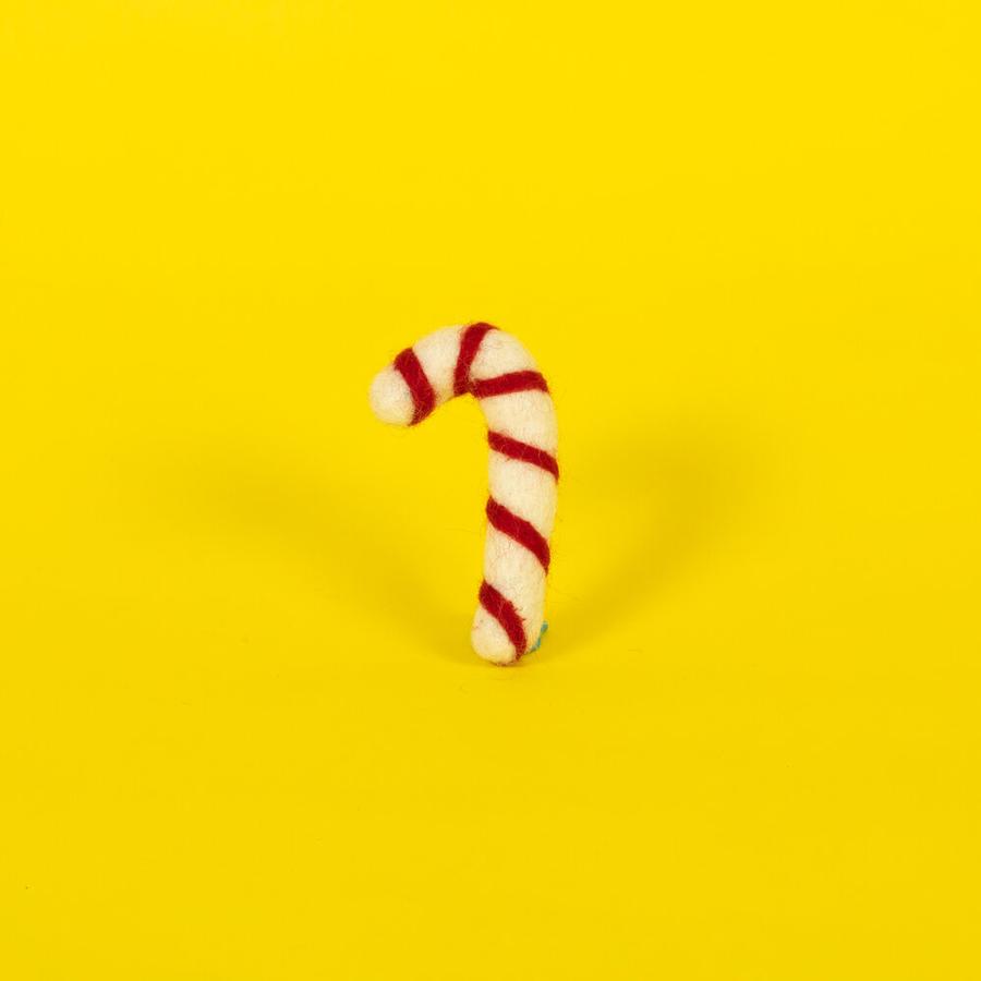 Cat Toy Wool Candy Cane