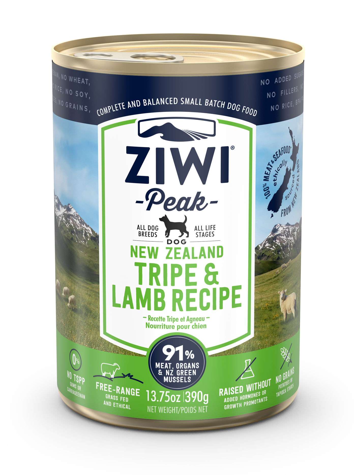 Wet Tripe & Lamb Recipe for Dogs