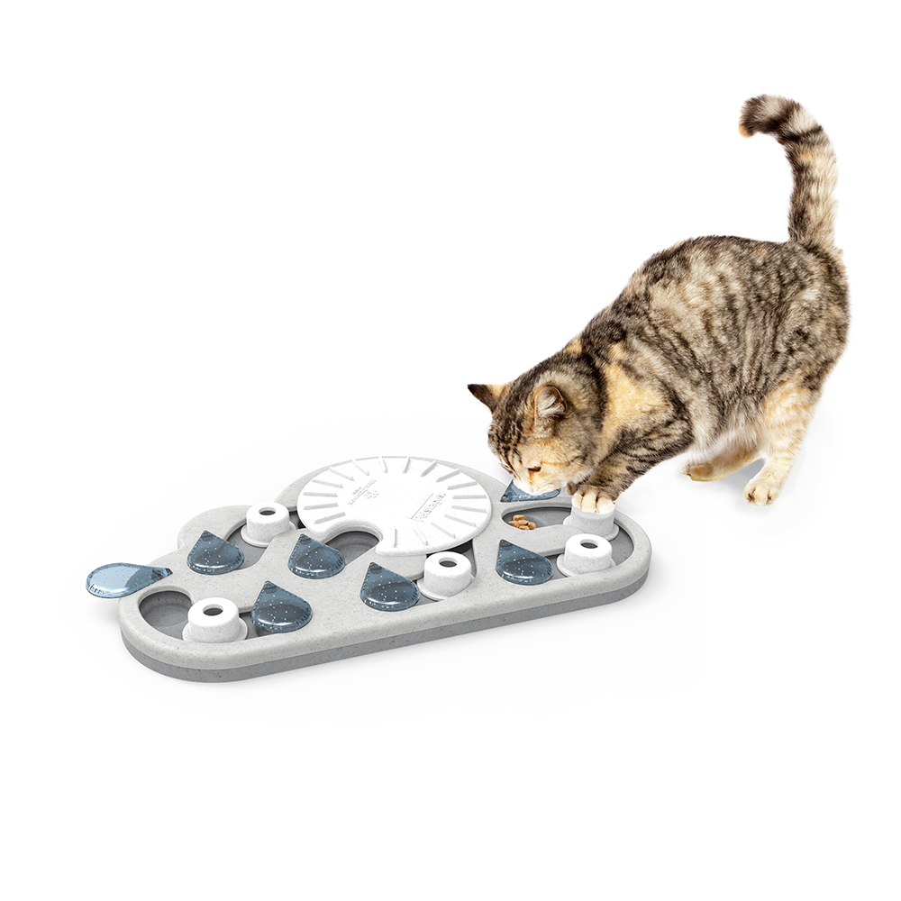 貓貓益智漏食玩具 - 雨點轉盤