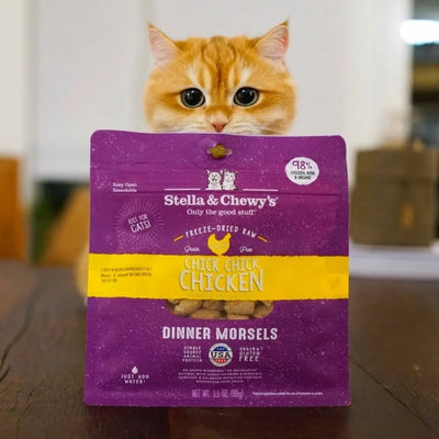 Stella & Chewys Freeze-Dried Cat Food - Chick Chick Chicken Morsels