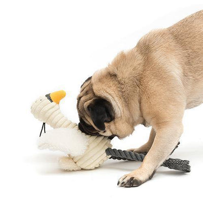 Sally Swan Plush Dog Toy - Petisan