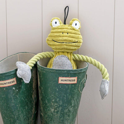 Fredrik Frog Plush Dog Toy - Petisan