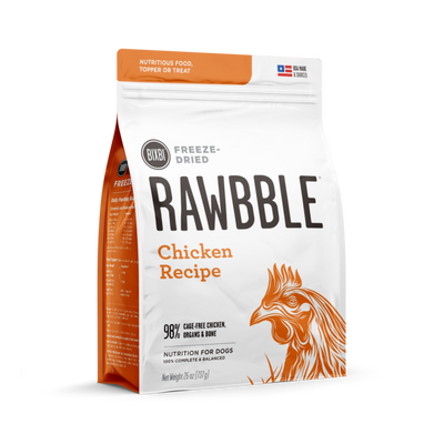 RAWBBLE® Freeze Dried Dog Food – Chicken Recipe