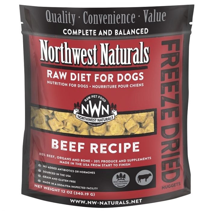 Northwest Naturals Freeze Dried Dog Food - Beef Recipe