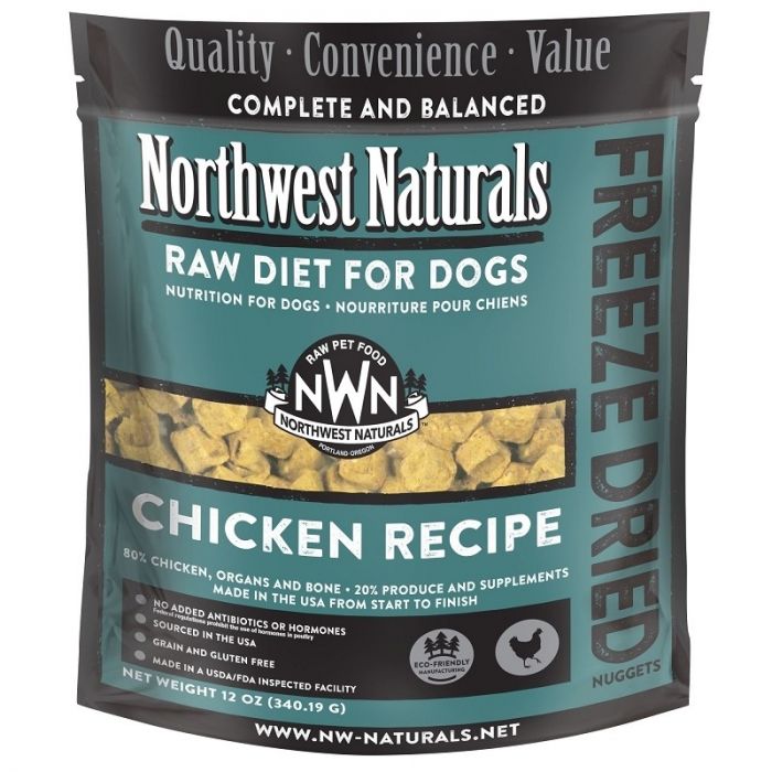 Northwest Naturals Freeze Dried Dog Food - Chicken Recipe