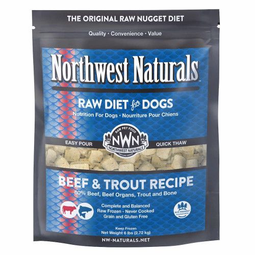 Northwest Naturals Freeze Dried Dog Food - Beef & Trout Recipe