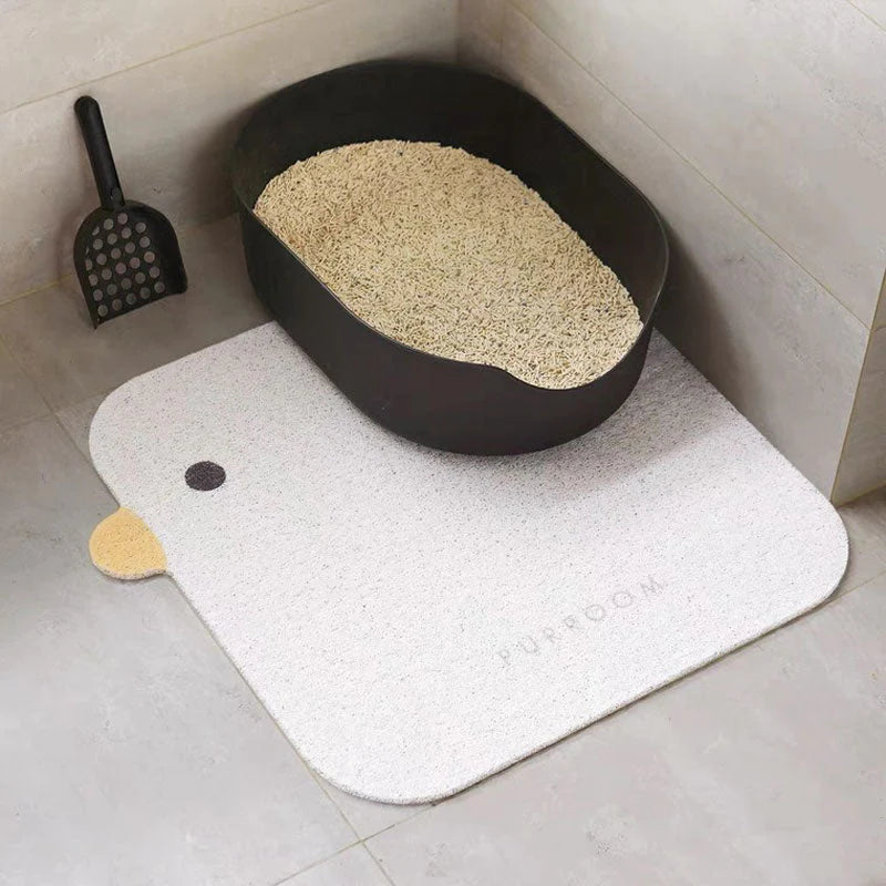 Little Chick Cat Litter Mat
