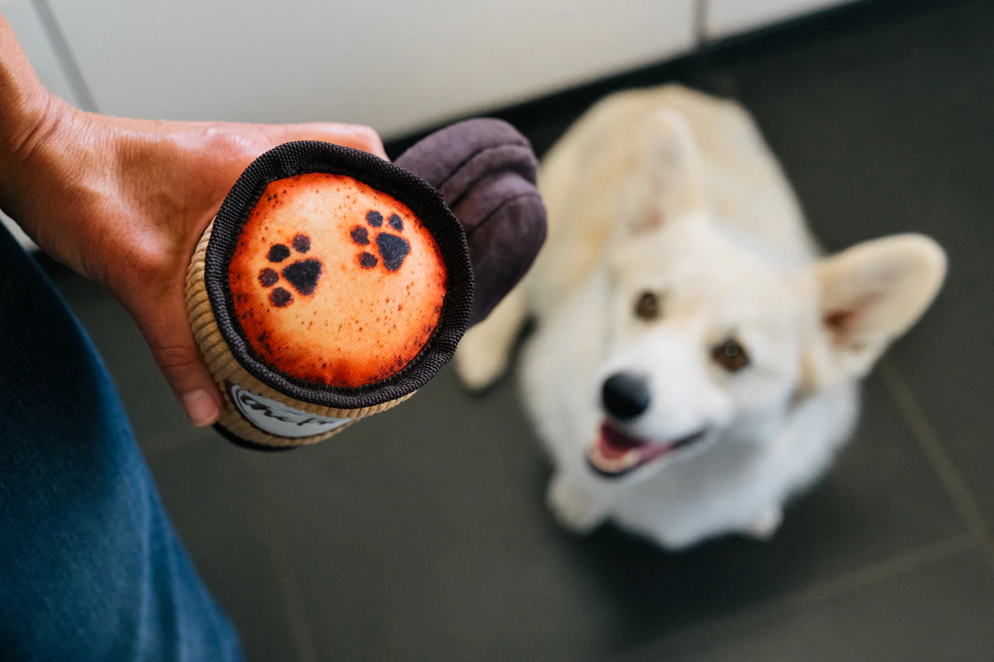 Dog Plush Toy - Pup Cup Café